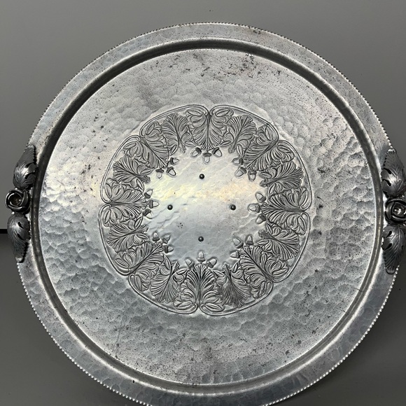 Vintage Trade Continental Hand Wrought Lazy Susan #518 - Picture 6 of 9